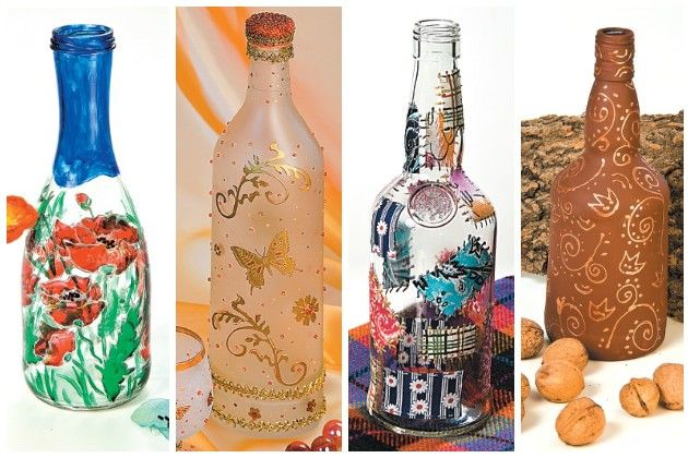 Как украсить бутылку: 10 идей и мастер-классов — paraskevat.ru